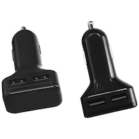 Spy Wireless GPS Tracker Car Charger with Remote Voice Monitoring, Black