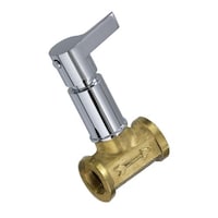 Picture of Rocio Highly Durable Concealed Tap with Wall Flange, Silver & Gold