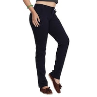 Picture of Filmax Originals Women Sports Gym Yoga Joggers Workout Track Pant Lowers, FX1 5101 - Navy Blue