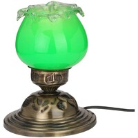 Picture of Afast Decorative Glass Table Lamp, AFST742023, 14 x 25cm, Green, Pack of 1