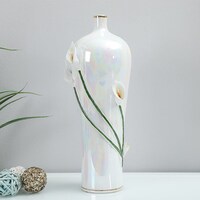 Picture of Pan Blooming Vase, White