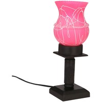 Picture of Afast Decorative Glass Table Lamp, AFST741881, 12 x 25cm, Pink & White