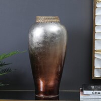 Picture of Shinchu Vase, 25x49cm - Brown