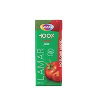 Picture of Lamar 100% Tomato Juice, 200ml - Carton of 27 Pcs
