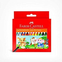 Faber-Castell Jumbo Wax Crayons, 24 Pcs, 90mm
