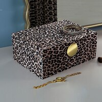 Shajja Jewellery Box, 25x18cm - Brown