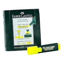 Faber-Castell High Lighter Pens, Yellow - Pack of 10