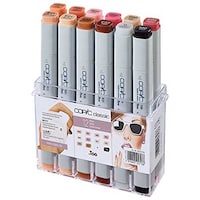 Picture of Copic Skin Tones Marker, Multi Color - Pack of 12 Pcs