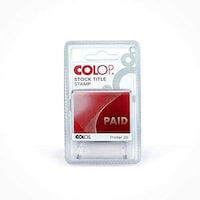 Colop Phrase Stamp 14X38mm Paid in A Blister, Printer 20, P20