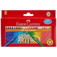 Picture of Faber Castell 24 Color Wax Crayons