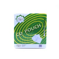 Deluxe Cd-Dvd Plastic Pouch -100 Pieces, White