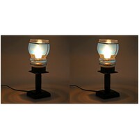 Picture of Afast Decorative Glass Table Lamp, AFST741917, 12 x 25cm, Clear & Blue