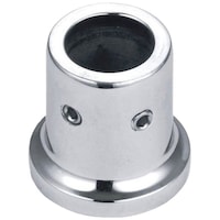 Round Shape Wall to Rod Connector, KKH-1, 19 mm, Silver