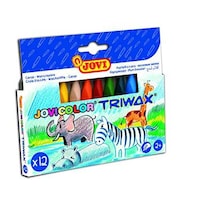 Picture of Jovi Trimax Triangular Crayons, 146009 - Pack of 12
