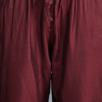 Picture of Mryga Women's Elasticated Waist Pant, SB786994, Maroon