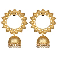 Picture of Mryga Women's Round Matte Stylish Earrings, SB787653, Gold