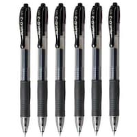 Pilot Retractable Rollerball Pen, G2, Pack of 6