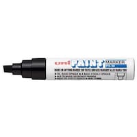 Mitsubishi Uniball Oil Paint Marker with Extra Broad Tip, Black, Pack of 12