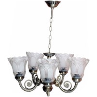 Picture of Afast Decorative Royal Bright Chandelier Ceiling Lamp, AFST743796, 42 x 48cm, Clear, Pack of 1