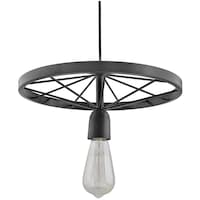 Picture of Afast Funky Stylish & Decorative Hanging Pendant Ceiling Lamp, AFST743336, 35 x 70cm, Black & Clear, Pack of 1