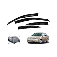 Picture of Auto Pearl ABS Plastic Car Rain Guards for Chevrolet OPTRA, AUTP763762, 4Packs, Black