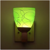 Picture of Afast Wooden Fitting Sconce Led Wall Lamp, AFST793726, 13 x 24cm, Green & Black