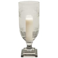 Picture of R S Light Beautiful Cut Hurricane Candle Holder, RS709424, 14 x 35cm