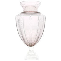 R S Light Hurricane Flower Vase, RS709459, Light Pink, 52 x 26cm