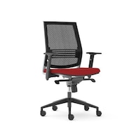 Picture of Mobica Spanish Operative Fabric Seat Chair, Red