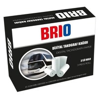 Brio Digital Tachograph Paper Roll, Set of 3pcs
