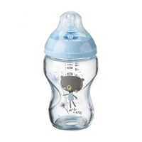 Picture of Tommee Tippee Closer to Nature Glass Bottle, 250ml, Blue