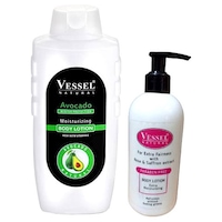 Picture of Buymoor Avocado and Rose Winter Body Lotion, Pack of 2, 650ml+300ml
