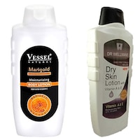 Picture of Buymoor Marigold and Dry Skin Body Lotion, Pack of 2, 650 ml