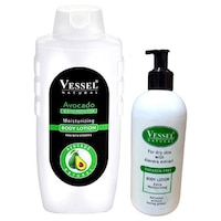 Picture of Buymoor Avocado and Aloe Vera Winter Body Lotion, Pack of 2, 650ml+300ml
