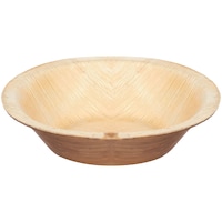 Nisarga Eco Products Round Bowl, NISECO741765, 4.5inch, Beige