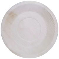Nisarga Eco Products Round Plate, NISECO741766, 9.5inch, White
