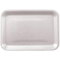 Nisarga Eco Products Rectangle Tray, NISECO741776, 9 x 6inch, White