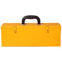 Pahal Metal Single Compartment Tool Box, 16 inch, Yellow