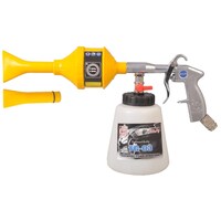 J.J. Plastic Air Shampoo Foam Spray Gun, FG-03, 1/4inch, Yellow & Silver