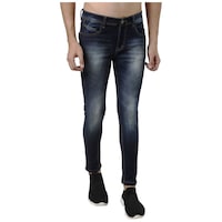 Picture of FEVER Slim Fit Men's Jeans, 211719-1, Dark Blue
