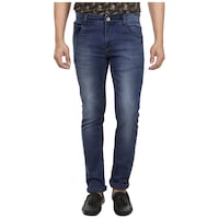 Picture of FEVER Slim Fit Men's Jeans, 211680-1, 38, Blue