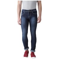 Picture of FEVER Slim Fit Men's Jeans, 211705-1, Dark Blue