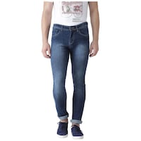 Picture of FEVER Slim Fit Men's Jeans, 211705-2, 34, Dark Blue