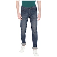 Picture of FEVER Slim Fit Men's Jeans, 211708-1, Dark Blue