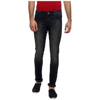 Picture of FEVER Slim Fit Men's Jeans, 211684-1, 34, Black