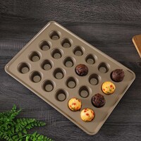 Pan Blanch 24 Cup Muffin Pan, Copper