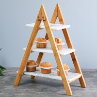 Picture of Pan Marble 3 Tier Cake Stand