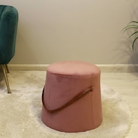 Picture of Pan Astorid Cover Stool, Pink