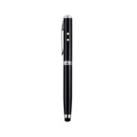 Pen 4 In 1 Laser Pointer Led Torch Touch Screen Stylus Ball Pen