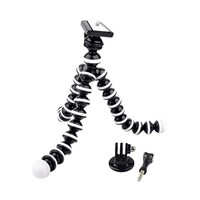 Picture of Flexible Trpod Stand for Gopro with Mount Adapter, Black & White
